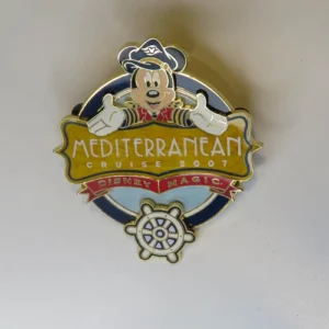 Mickey Mouse 2007 Walt Disney Magic Mediterranean Cruise Limited Edition Pin