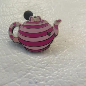 Disney Cheshire Cat Tea Pot Hidden Mickey Pin
