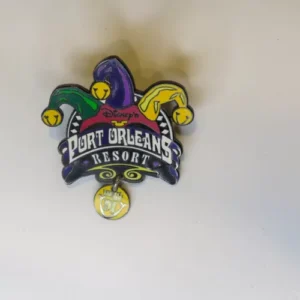 Pin # 780 Vintage Classic 2000 Walt Disney World Port Orleans Resort Jester Pin