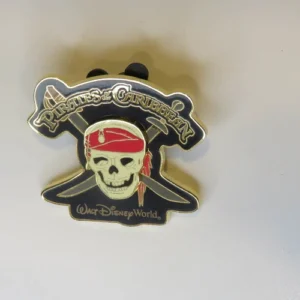 Pirates of the Caribbean Skull and Swords Disney Pin 59129 New