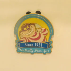 Disney WDW Gold Card Character Tag Line Cheshire Cat Pin LE 1500