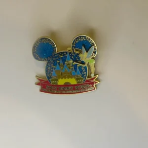 Disney Wdw Cinderella's Castle Tinker Bell Slider Pin