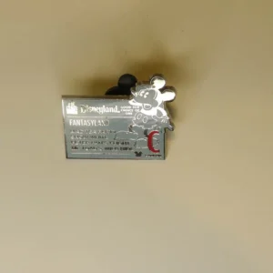 Disneyland C Ticket Hidden Mickey Mouse Pin Trading GUC