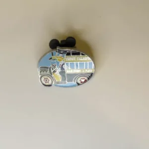Disney World Cast Lanyard Series Pin Magic Kingdom Transport Donald Open Top Bus