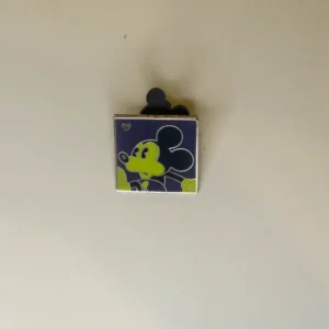 Mickey Mouse Purple And Yellow Disney Parks Trading Pin