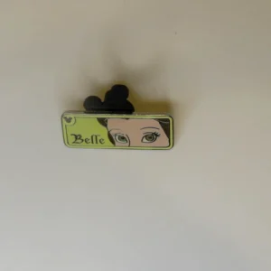 Genuine Disney 2007 Yellow Princess Belle Rear View Mirror Pin /
