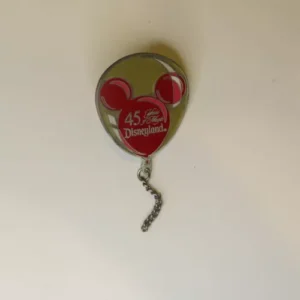 Authentic Walt Disney 45 Years of Magic LE5000 Mickey Ear Balloon Pin Red 1854