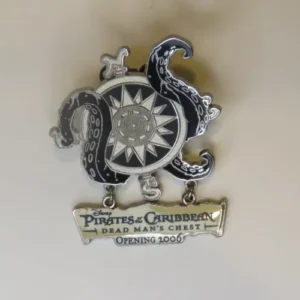 Disney Full Set of Pirates of the Caribbean Countdown Pins Dead Man