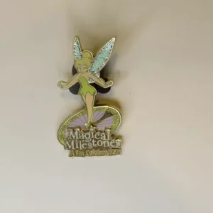 Disney DLR Magical Milestones 2005 Tinker Bell Logo Pin 39455 New On Card