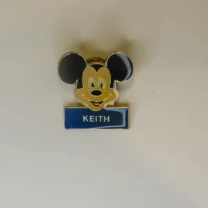 Vintage Mickey Mouse Keith Lapel Pin - Disney
