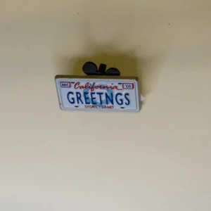 Disney License Plate Cast Lanyard Greetings California Pin