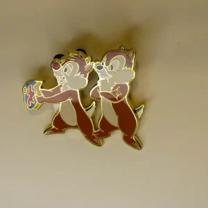 Disney Mickey's Super Star Trading Team Chip & Dale Pin