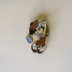 WALT DISNEY Golfing MICKEY MOUSE Pin Swinging Golf Club in Brown Pants NEW*