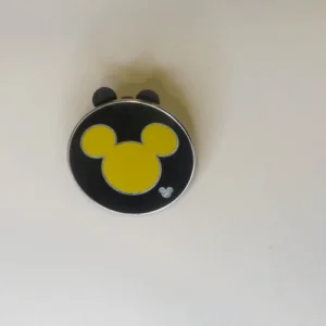 Genuine Walt Disney Hidden Mickey Blue & Yellow Mickey Icon