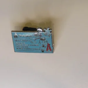 Disney Trading Pin Disneyland A Ticket Hidden Mickey Main Street Blue