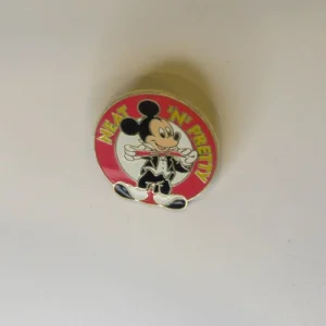 Walt Disney Mickey Mouse Neat 'n' Pretty Dressed Up Enamel Lapel
