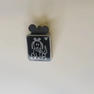 2008 Disney Trading Pin Hidden Mickey Black Decal Dog With Ears