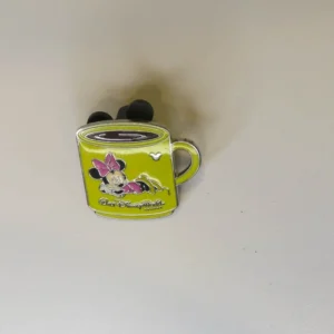Minnie Mouse Coffee Mug Hidden Mickey Collection Disney Cast Lanyard