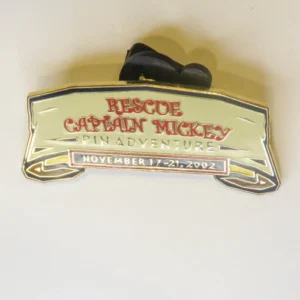 Disney Pin Dcl 2002 Rescue Captain Mickey Pin Event Completer Pin