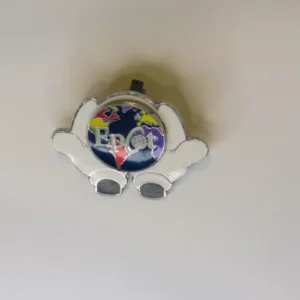 Walt Disney World Epcot Mickey Hands & Globe Spinner Collectible Pin /