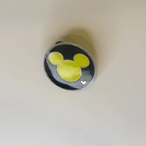 Genuine Walt Disney Hidden Mickey Blue & Yellow Mickey Icon