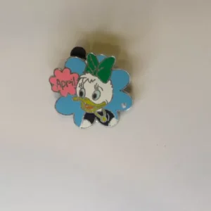 Disney Pin Wdw Cast Lanyard Series Flower Collection April Duck Pin