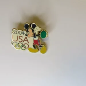 21540 - WDW - Decathlon Series Pin Pursuit - USA Olympic Mickey Mouse Discus