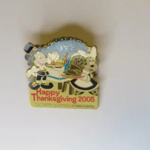 Wdw Disney World 2005 Thanksgiving Turkey Hunt Mickey Minnie Pin Le
