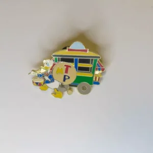 Disney Pin Mickey Trade Parade MTP Pin Donald w/Drums & Pin Cart