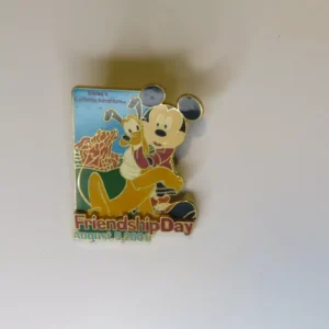 Disney Dca Friendship Day Mickey Mouse & Pluto Pin