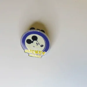 Disney Pin Circle Mickey Mouse Smiling Purple 2010 (C9)