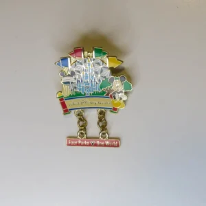 Disney Four Parks One World Mickey Mouse Pin