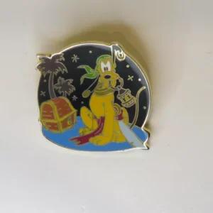 Disney  Trading  Pluto Pirates Treasure Chest  Mystery Trading  Pin