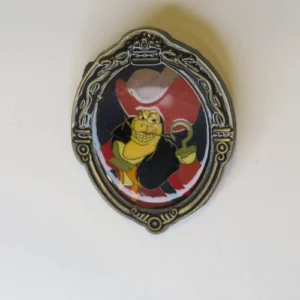 Disney  72 Framed Captain Hook Oval  Pin