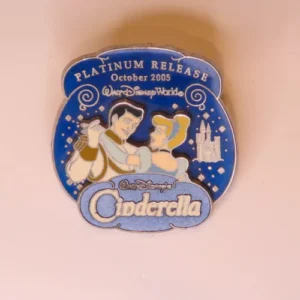 Disney   WDW 2005 Cinderella Prince Charming PLATINUM Release LE2000 Pin