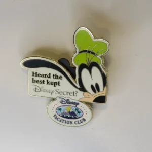 Disney   42322 DVC Heard the Best Kept Secret  Vacation Club Goofy 2005 Pin