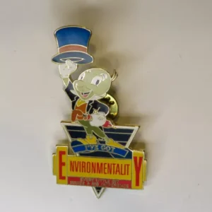 Disney Walt  World Jiminy Cricket Environmentality Earth Day  Le No Pin