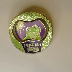 Disney Wdw 2009 The Princess And The Frog Tiana Frog Sner Pin