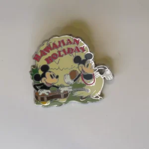 Disney Vintage land  2002 Hawaiian Holiday Mickey Mouse Minnie Mouse Pin
