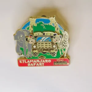Disney  Kilimanjaro Safaris Mickey Minnie Mouse Animal Kingdom Pin