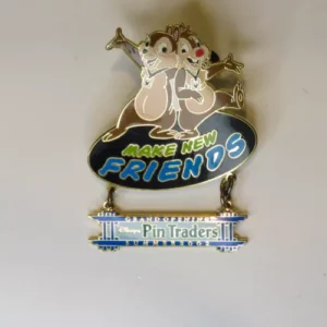 Disney  Wdw  Traders Make Friends Dangle Chip And Dale  Pin