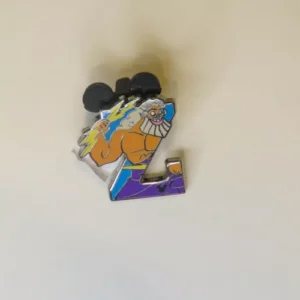 Disney DLR   Hidden Mickey   Alphabet Letter   Z For Zeus Pin