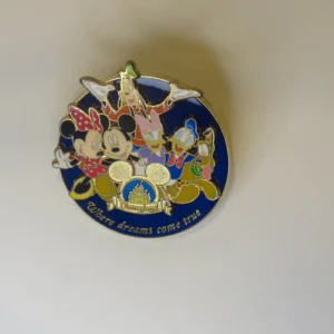 Disneyland Disney “Where Dreams Come True” 2006 Pin Fab 5 + Castle