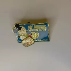 Disney Pin 12315 My Summer Vacation Mickey Mouse 3d Suitcase Walt