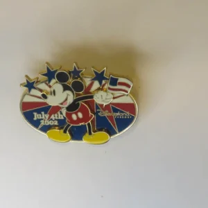 Mickey Mouse July 4th 2002 Limited Edition Disneyland Resort Pin