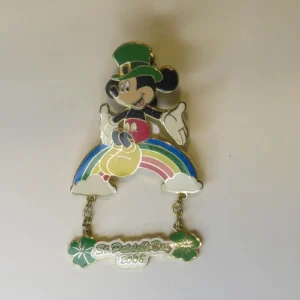 Disney Wdw - St. Patrick's Day 2006 (mickey Mouse) Dangle Pin Le 2500