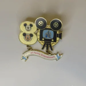 Disney 2003 Pin 80 Years Of Family Entertainment Limited Edition Of