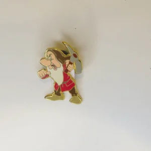 Disney Snow White And The Seven Dwarfs Grumpy Holding A Pick Axe Pin