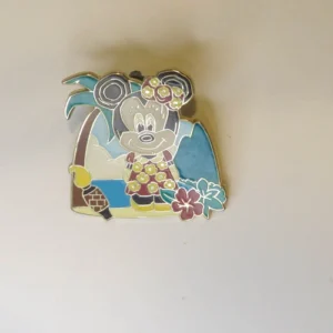 Disney Wdw 2008 Spotlight Series Minnie Mouse Wooden Tiki Statue Le