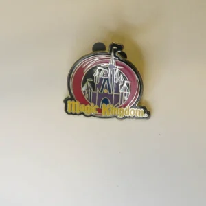 Rare Disney LE Four Parks One World Magic Kingdom Icon Pin 27655
